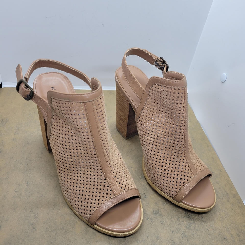 Kelsi Dagger Brooklyn Goyya Tan Block heel Sandal